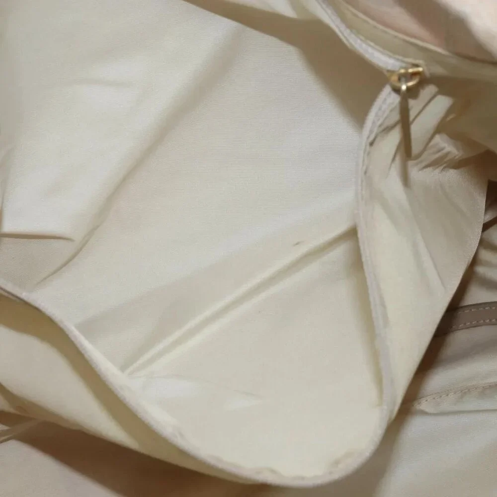 CHANEL New Travel Line Tote Bag Nylon Beige Gold CC - Picture 13 of 16